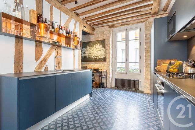 Appartement F3 à vendre - 4 pièces - 75.43 m2 - PARIS - 75004 - ILE-DE-FRANCE - Century 21 Alpha Saint Paul