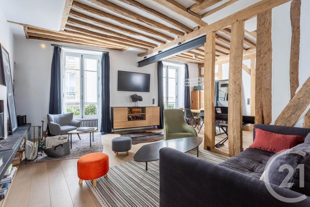 Appartement F3 à vendre - 4 pièces - 75.43 m2 - PARIS - 75004 - ILE-DE-FRANCE - Century 21 Alpha Saint Paul