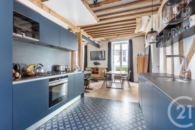 Appartement F3 à vendre - 4 pièces - 75.43 m2 - PARIS - 75004 - ILE-DE-FRANCE - Century 21 Alpha Saint Paul