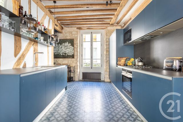 Appartement F3 à vendre - 4 pièces - 75.43 m2 - PARIS - 75004 - ILE-DE-FRANCE - Century 21 Alpha Saint Paul