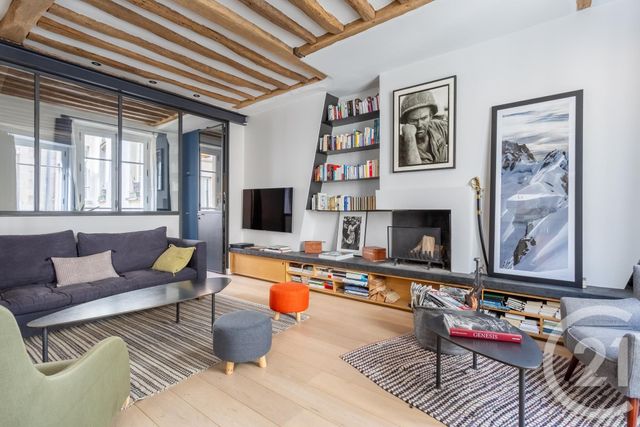 Appartement F3 à vendre - 4 pièces - 75.43 m2 - PARIS - 75004 - ILE-DE-FRANCE - Century 21 Alpha Saint Paul